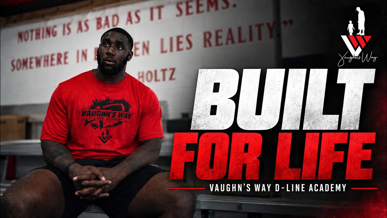 Official YouTube thumbnail for the Vaughn’s Way D-Line Academy film