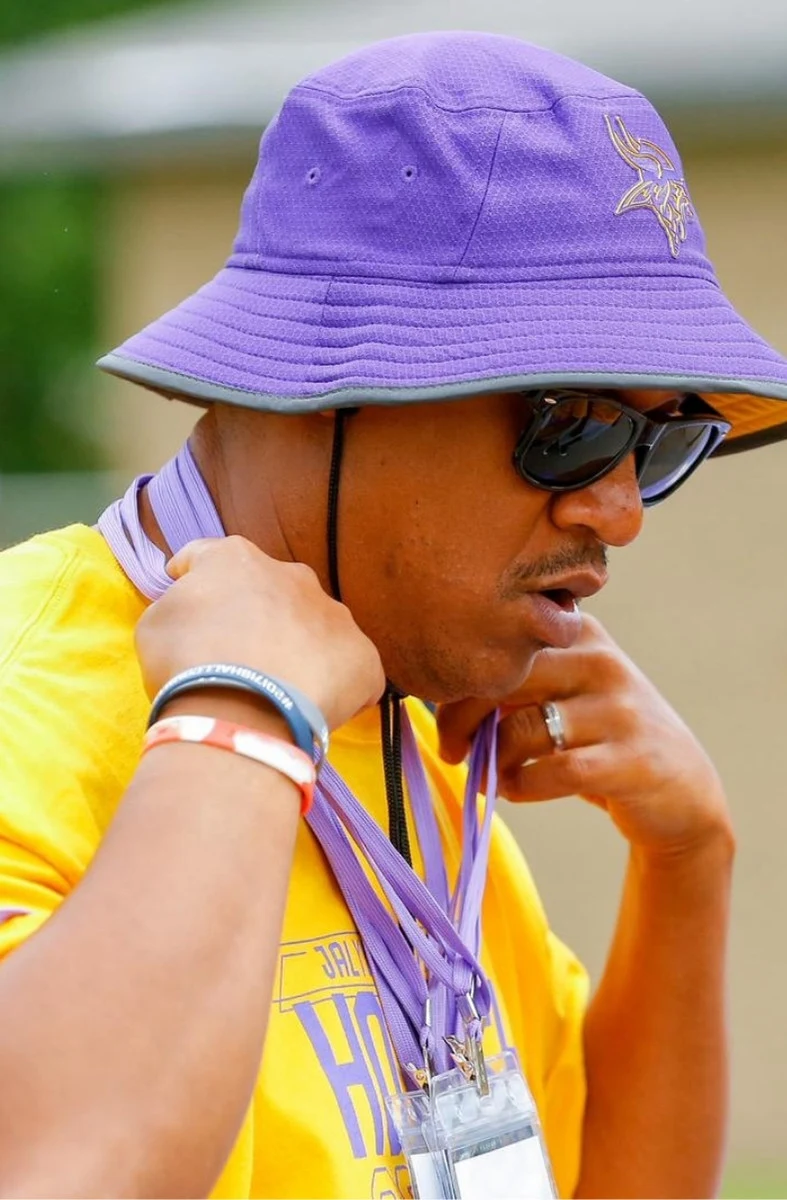 A member of Vaughn’s family at a football camp